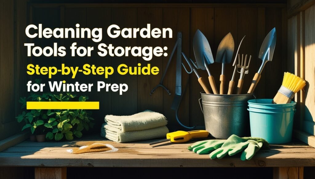 Cleaning Garden Tools for Storage: Step-by-Step Guide for Winter Prep