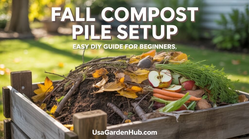 Fall Compost Pile Setup for Beginners: Your Easy DIY Guide