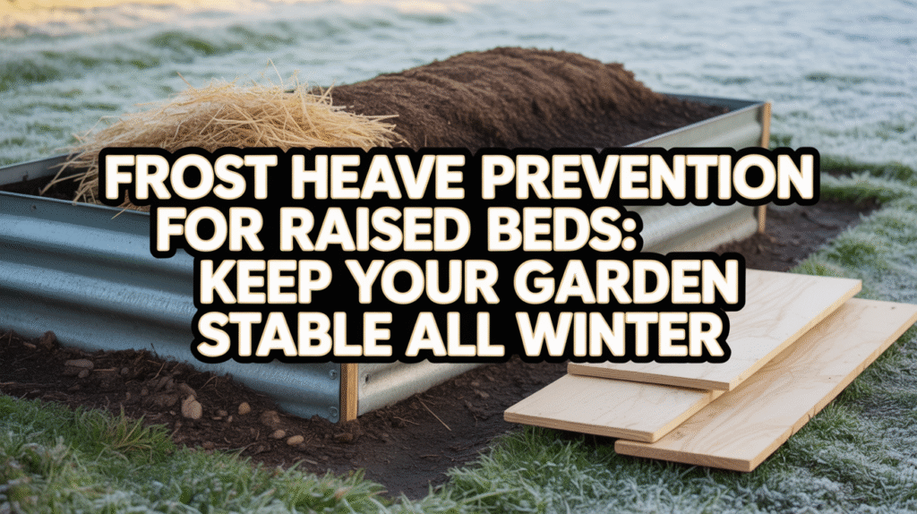 Frost Heave Prevention for Raised Beds: Keep Your Garden Stable All Winter 2 Frost Heave Prevention for Raised Beds: Keep Your Garden Stable All Winter