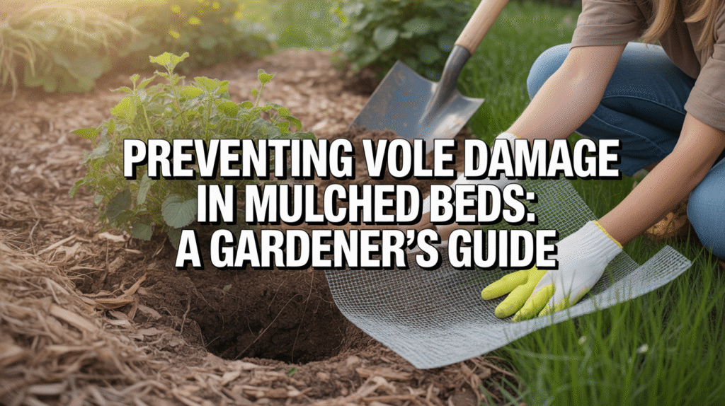 Preventing Vole Damage in Mulched Beds: A Gardener's Guide
