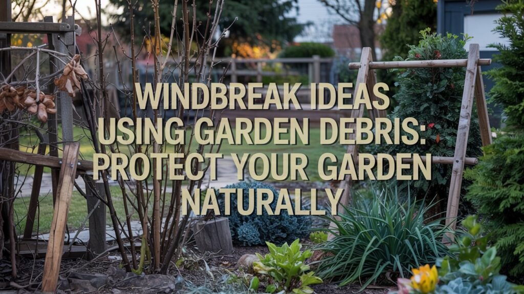 Windbreak Ideas Using Garden Debris: Protect Your Garden Naturally
